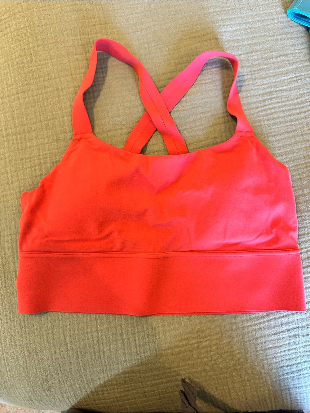 Athleta Hot Pink Crossback Sports Bra